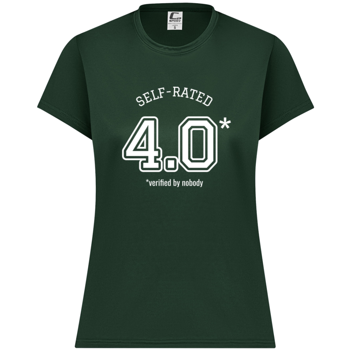 Self-Rated 4.0 Women’s Performance Tee - Image 3