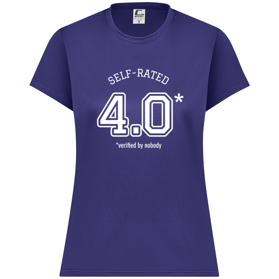 Self-Rated 4.0 Women’s Performance Tee - Image 6